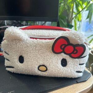 Hello Kitty Fuzzy White and Red Kids Bag